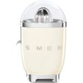 Zitruspresse Smeg CJF01CREU, 50er Retro Style elektrisch, Edelstahl, rostfrei, 70 Watt, creme