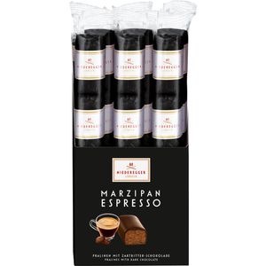 Niederegger Marzipan Klassiker Riegel Espresso, 15 Stück, 750g , 4 Stück