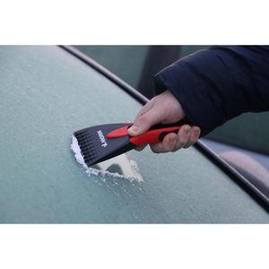 Produktbild für Eiskratzer Nigrin 2K Eisschaber, schwarz / rot