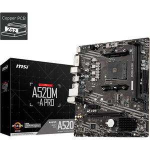 Produktbild für Mainboard MSI A520M-A PRO DDR4, 7C96-001R