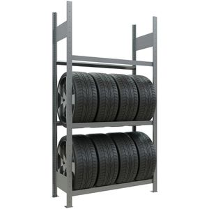 Reifenregal Schulte 20770, silber, für 12 Reifen