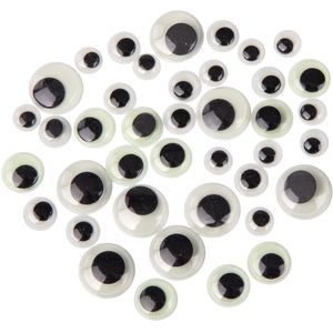 Wackelaugen Rayher Glow in the Dark, leuchtend