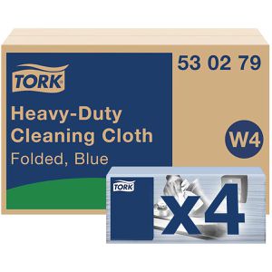 Produktbild für Einwegtücher Tork Heavy-Duty, 530279, W4, blau