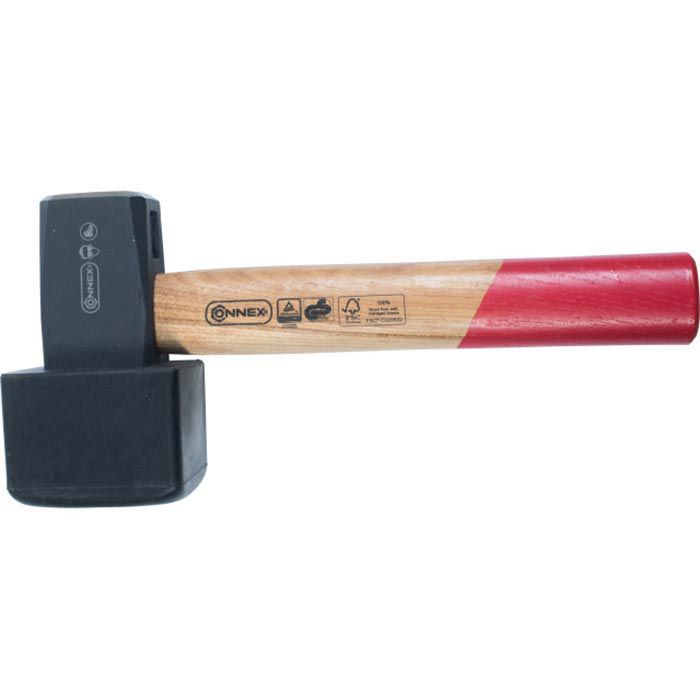 Connex Hammer COX622250, 1250g – Böttcher Gummihammer/Plattenverlegehammer, AG