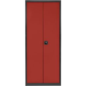 Produktbild für Mehrzweckschrank ADB 40687, abschließbar, rot