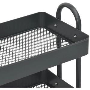 Produktbild für Küchenwagen vidaXL 335867, anthrazit