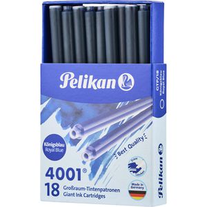 Produktbild für Füllerpatronen Pelikan 4001 GTP18, königsblau