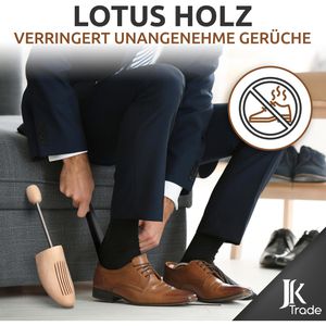 Produktbild für Schuhspanner JK-Trade aus Lotusholz, 2 Paar
