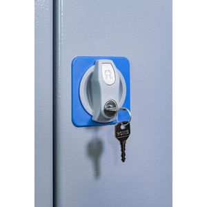 Produktbild für Werkzeugschrank Güde VAS T02 40716, aus Metall, blau / grau