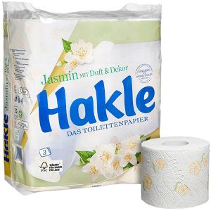 Toilettenpapier Hakle Jasmin mit Duft & Dekor