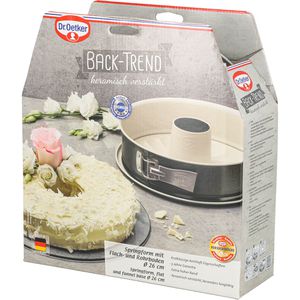 Produktbild für Backform Dr.Oetker-Küchenhelfer mit Flach-&amp; Rohrboden, Stahl