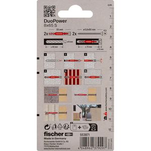 Produktbild für Schrauben-Dübel-Set Fischer 553871, Ready2Fix Lampe außen