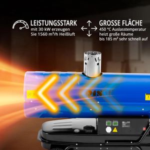 Produktbild für Heizlüfter MSW 10062158, bis 30000 Watt