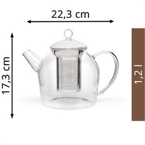 Produktbild für Tee-Kanne Bredemeijer Minuet Santhee, Glas