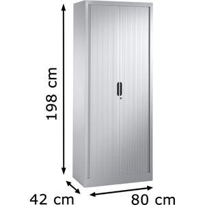 Produktbild für Rollladenschrank CP-Möbel Omnispace, aus Metall
