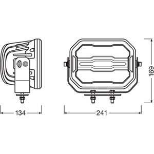 Produktbild für Zusatzscheinwerfer OSRAM LEDriving Cube MX240-CB