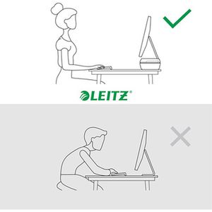 Produktbild für Monitorständer Leitz Ergo, 65040085 Kunststoff