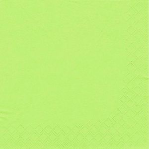 Produktbild für Servietten Papstar 81656, limonengrün