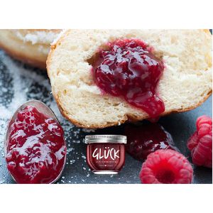 Produktbild für Fruchtaufstrich Glück Himbeere