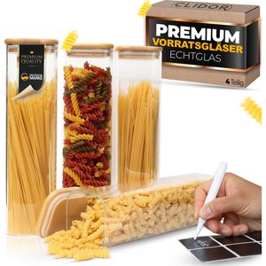 Vorratsglas Clidor mit Bambusdeckel