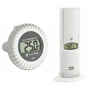 Produktbild für Poolthermometer TFA 30.3310.02, Funk, digital