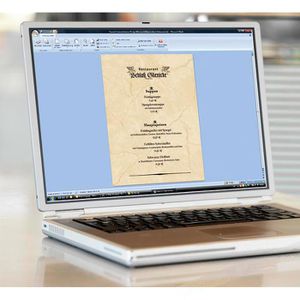 Produktbild für Briefpapier Sigel DP638, Granit beige, A4