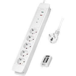 Steckdosenleiste LogiLink LPS402, mit 1,5m Kabel