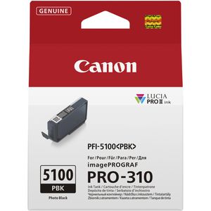 Produktbild für Tinte Canon PFI-5100PBK Foto schwarz