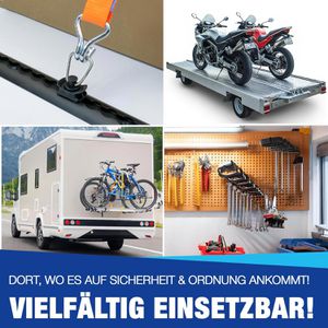 Produktbild für Zurrösen NTG LS.8602 Black für Airlineschiene