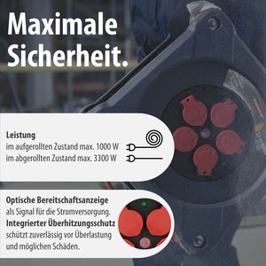 Produktbild für Kabeltrommel Brennenstuhl Professional KA3110, für außen IP44
