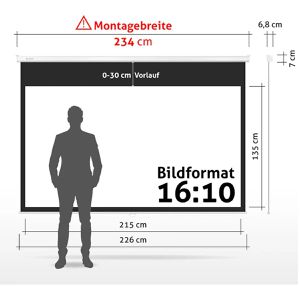 Produktbild für Beamer-Leinwand ESMART Professional MIROLO