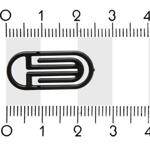 Produktbild für Büroklammern Laurel 1372, King Klip, 25mm, schwarz