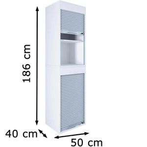 Produktbild für Rollladenschrank VCM Aktos XL, aus Holz