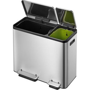 Mülleimer EKO EcoCasa, VB912845, matt silber