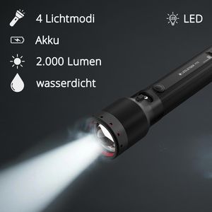 Produktbild für Taschenlampe Ledlenser P7R, LED, aufladbar