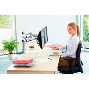 Produktbild für Monitorhalterung Novus TSS Duo, VESA 75x75 &amp; 100x100 mm