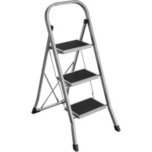 Klapptritt Songmics GSL003GY01, grau, aus Stahl
