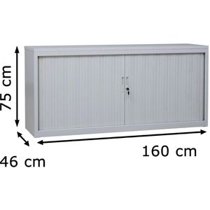 Produktbild für Rollladenschrank G-Office SDCT.0716, aus Metall