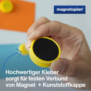 Produktbild für Magnete Magnetoplan Ergo Large, goldgelb