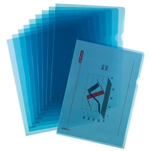 Produktbild für Sichthüllen Herlitz 50009107, blau, A4