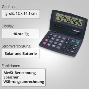 Produktbild für Taschenrechner Casio SL-210TE,mit MwSt-Berechnung