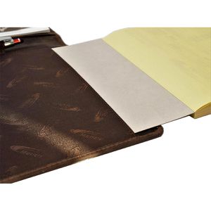 Produktbild für Schreibmappe Menzo MB58, marone, Echt Leder