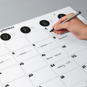 Produktbild für Schreibunterlage Sigel H6550, weiß / schwarz