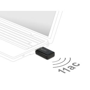 Produktbild für WLAN-Adapter DeLock AC1200, 12550, Nano, USB 3.0