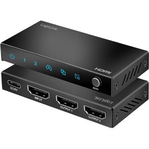 Produktbild für HDMI-Splitter LogiLink HD0066, 1 In 2 Out