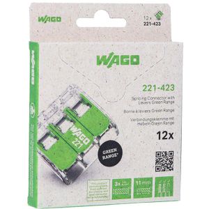 Produktbild für Verbindungsklemme Wago Compact, 221-423/995-012, 3 Leiter