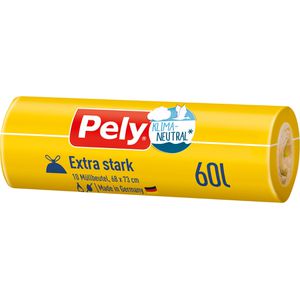Müllbeutel Pely KLIMA-NEUTRAL, 60 Liter
