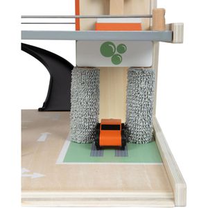 Produktbild für Parkgarage small-foot 12357 Parkhaus Rallye, aus Holz
