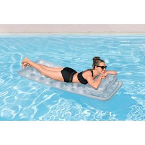 Produktbild für Luftmatratze Bestway 43024 Silver Deluxe, 188 x 71cm