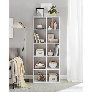 Produktbild für Bücherregal Vasagle LBC168T14, weiß